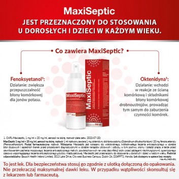 MAXISEPTIC Aerozol na skórę - 250 ml - obrazek 5