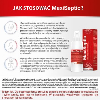 MAXISEPTIC Aerozol na skórę - 250 ml - obrazek 6