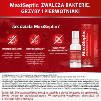 MAXISEPTIC Aerozol na skórę - 50 ml - obrazek 4