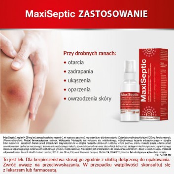 MAXISEPTIC Aerozol na skórę - 50 ml - obrazek 7