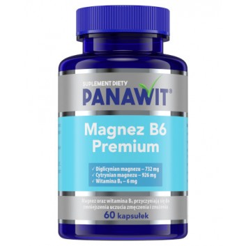 PANAWIT Magnez B6 premium, 60 kapsułek