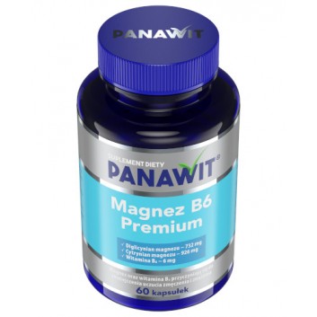 PANAWIT Magnez B6 premium, 60 kapsułek - obrazek 2