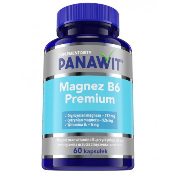 PANAWIT Magnez B6 premium, 60 kapsułek - obrazek 3