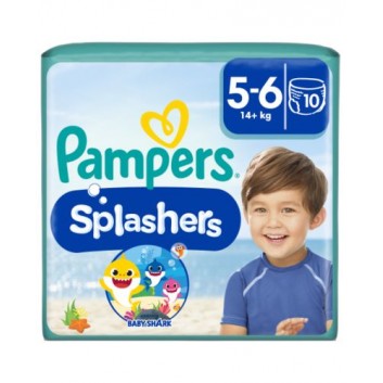 Pampers Splashers 5-6 jednorazowe pieluchomajtki do pływania 14+ kg - 10 szt.