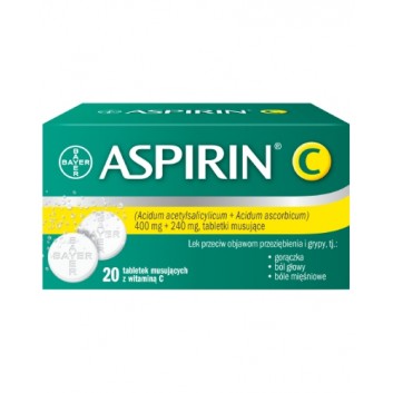 ASPIRIN C, 20 tabletek musujących