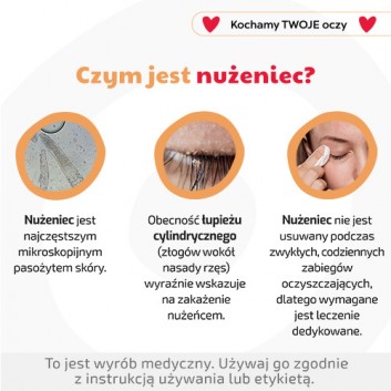 BLEPHADEMODEX Chusteczki do higieny powiek i rzęs przy infekcji nużeńcami, 30 sztuk - obrazek 5