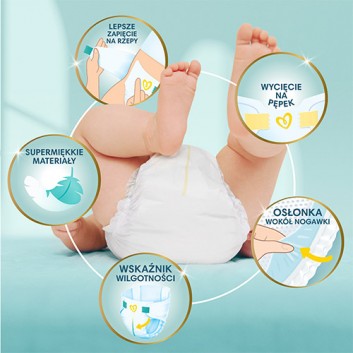 Pampers pieluchy Premium Care New Born, 30 sztuk pieluszek - obrazek 3