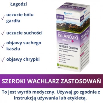 SYROP ISLANDZKI MEDIC+ Syrop z porostem islandzkim - 125 ml - obrazek 2