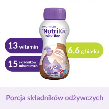 NUTRIKID MULTI FIBRE Smak czekoladowy, 6 x 200 ml - obrazek 8