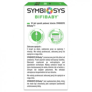 SYMBIOSYS BIFIBABY Krople dla dzieci od urodzenia, 8 ml - obrazek 3