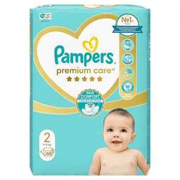 PAMPERS PREMIUM CARE 2 MINI Pieluchy 4-8 kg, 68 sztuk - obrazek 6