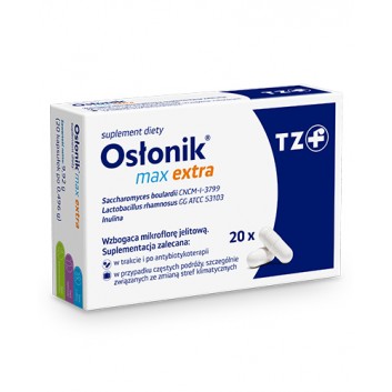 OSŁONIK MAX EXTRA, probiotyki, 20 kapsułek