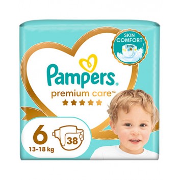 Pampers Pieluchy Premium Care rozmiar 6, 38 sztuk pieluszek 