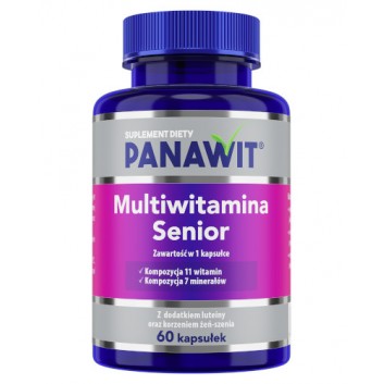 PANAWIT Multiwitamina Senior, 60 kapsułek