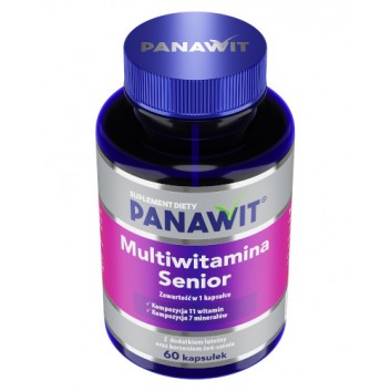 PANAWIT Multiwitamina Senior, 60 kapsułek - obrazek 2