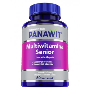 PANAWIT Multiwitamina Senior, 60 kapsułek - obrazek 3