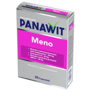 PANAWIT Meno, na menopauzę, 30 kapsułek - obrazek 2