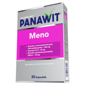 PANAWIT Meno, na menopauzę, 30 kapsułek - obrazek 3