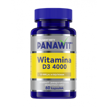 PANAWIT Witamina D3 4000, 60 kapsułek