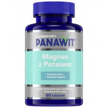 PANAWIT Magnez z Potasem, 60 tabletek