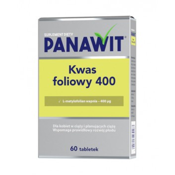 Panawit Kwas foliowy 400, 60 tabletek 