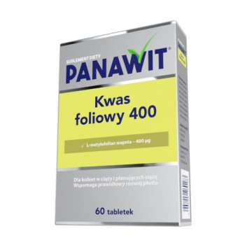 Panawit Kwas foliowy 400, 60 tabletek  - obrazek 3