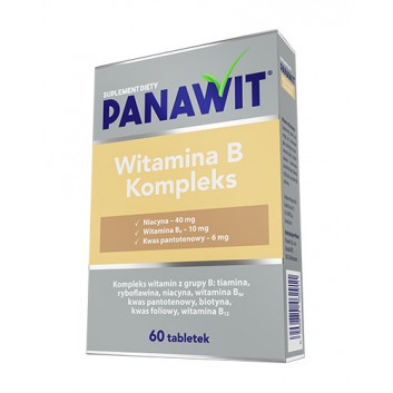 PANAWIT Witamina B komplex, 60 tabletek - obrazek 2