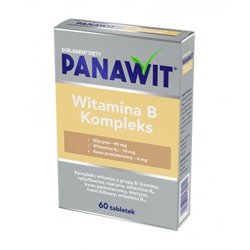 PANAWIT Witamina B komplex, 60 tabletek - obrazek 3