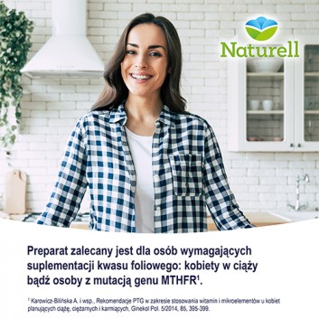 Naturell Folian Forte - 30 tabl., kwas foliowy - obrazek 6