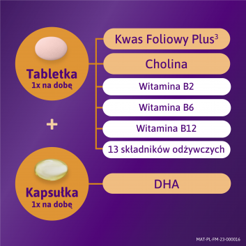 Femibion 2 Ciąża, tabletki powlekane + kapsułki miękkie, 56 sztuk + 56 sztuk - obrazek 4