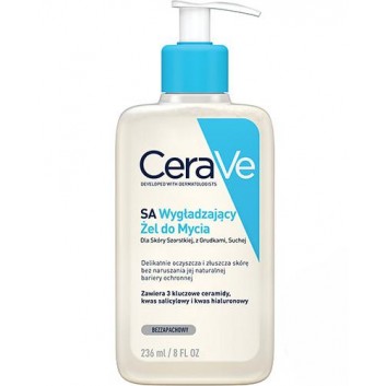 CeraVe SA, wygładzający żel do mycia, 236 ml