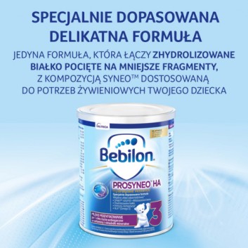 Bebilon Prosyneo HA 3, mleko modyfikowane po 1. roku, 400 g - obrazek 3