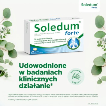 Soledum forte, 200 mg, kapsułki dojelitowe miękkie, 20 szt. - obrazek 5