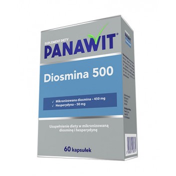 Panawit Diosmina 500, 60 kapsułek - obrazek 2