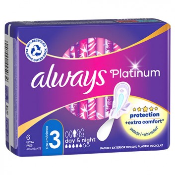 Always Platinum Night 3  Podpaski ze skrzydełkami, 6 sztuk - obrazek 6