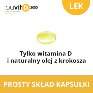 Ibuvit D3 2000, 60 kapsułek - obrazek 3