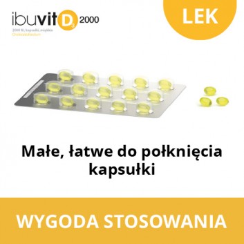 Ibuvit D3 2000, 60 kapsułek - obrazek 4