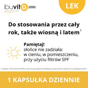 Ibuvit D3 2000, 60 kapsułek - obrazek 5