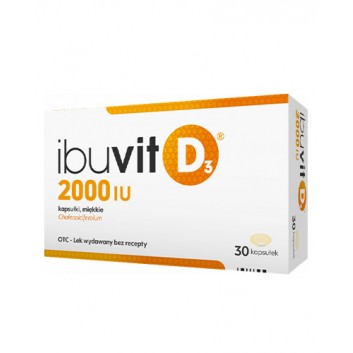 Ibuvit D3 2000 - 30 kaps. - cena, opis, ulotka