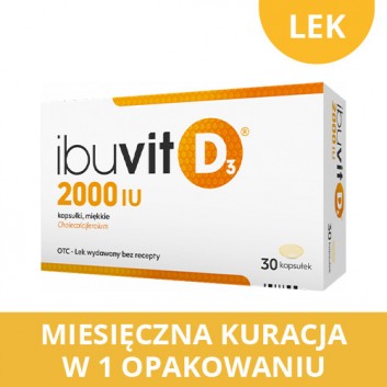 Ibuvit D3 2000 - 30 kaps. - cena, opis, ulotka - obrazek 6