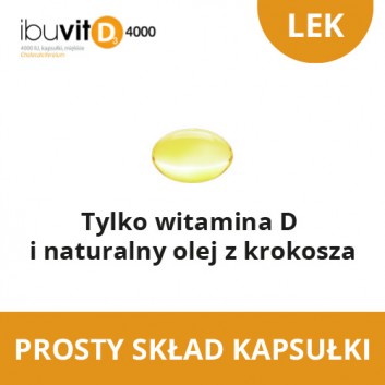 Ibuvit D3 4000, 30 kapsułek - obrazek 3