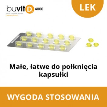 Ibuvit D3 4000, 30 kapsułek - obrazek 4