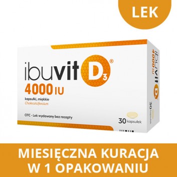 Ibuvit D3 4000, 30 kapsułek - obrazek 6