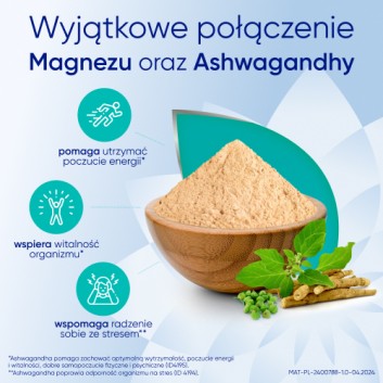 Magne-B6 Zmęczenie i stres, Magnez z ashwagandhą, 30 tabletek - obrazek 2