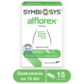 Symbiosys ALFLOREX, 15 kapsułek - obrazek 3