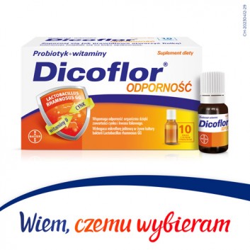 Dicoflor Odporność, 10 fiolek z płynem i proszkiem - obrazek 7