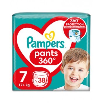 Pampers Pants 7 XXLarge Pieluchomajtki 17+ kg, 38 sztuk