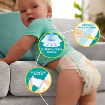 Pampers pieluchy Active baby 5 Econompack Junior 11, 16 kg, 50 sztuk - obrazek 4