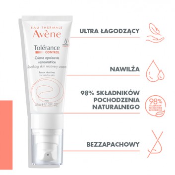 Avene Tolérance Control Krem łagodząco-regenerujący, 40 ml - obrazek 2