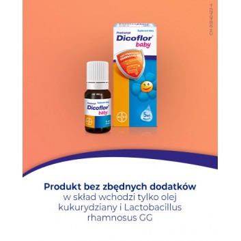 Dicoflor Baby, probiotyk, krople, 5 ml - obrazek 7